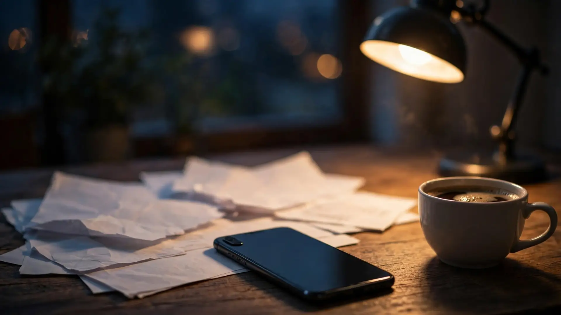 Revolut transfer declined — a smartphone and customs paperwork on a desk during a failed customs fee reimbursement
